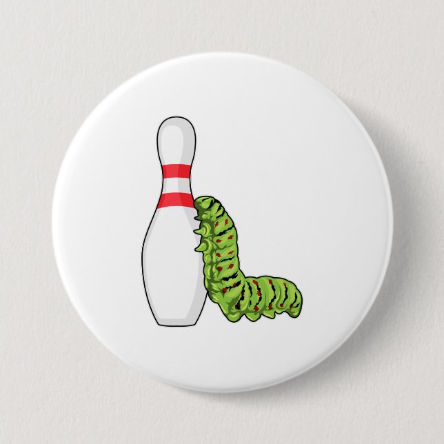 Caterpillar at Bowling with Bowling pin (Front)
