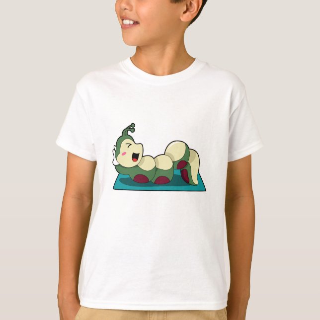 Caterpillar at Fitness Workout T-Shirt (Front)