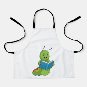 Caterpillar at Reading with Book Apron