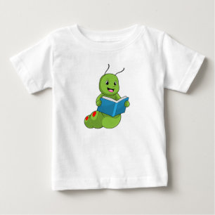 Caterpillar at Reading with Book Baby T-Shirt