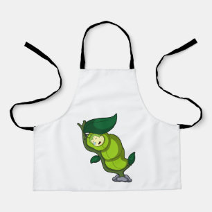 Caterpillar at Sleeping with Leaf Apron