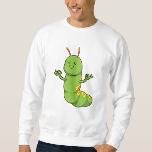 Caterpillar at Yoga Meditation Sweatshirt