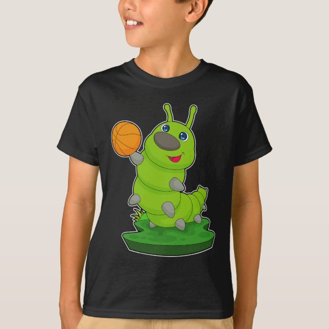 Caterpillar Basketball player Basketball T-Shirt (Front)
