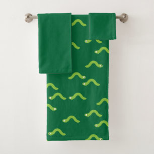 Caterpillar Bath Towel Set