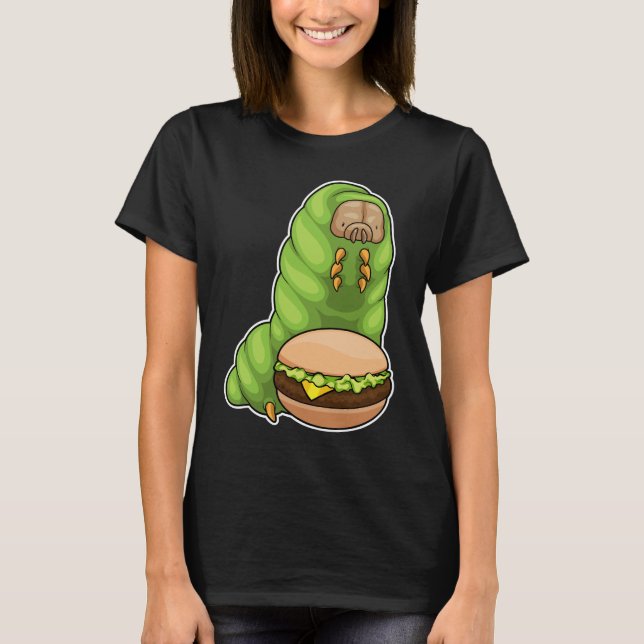 Caterpillar Cheeseburger T-Shirt (Front)