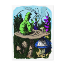 Caterpillar Colourized Alice in Wonderland