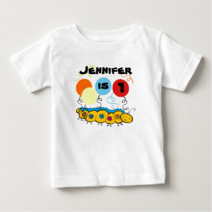 Caterpillar Customisable Birthday T-shirt