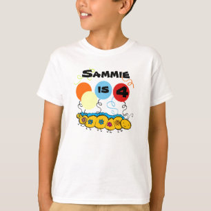 Caterpillar Customisable Birthday T-shirt