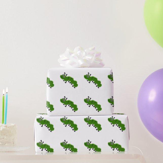 Caterpillar Design Wrapping Paper (Party Gifts)