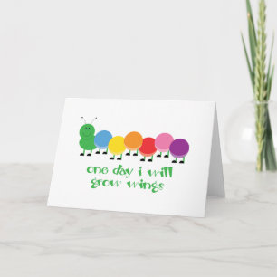 Caterpillar Dream Card