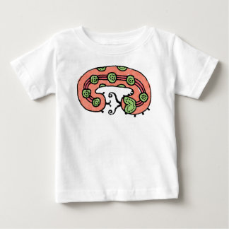 Caterpillar Dreaming (coral) Baby T-Shirt