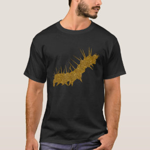 Caterpillar  For Women Girl Butterfly Moth T-Shirt