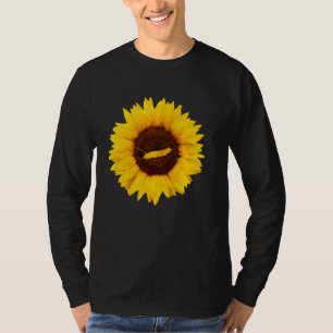 Caterpillar For Women Men Butterfly Sunflower T-Shirt