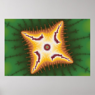 Caterpillar - Fractal Poster