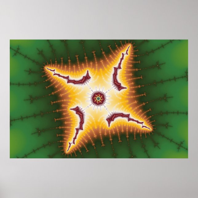 Caterpillar - Fractal Poster (Front)