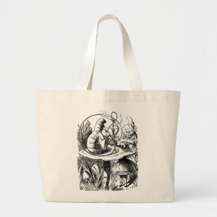 Caterpillar from Alice In Wonderland  Large Tote Bag