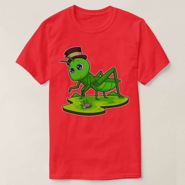 Caterpillar Gentleman Hat 1 T-Shirt (Design Front)
