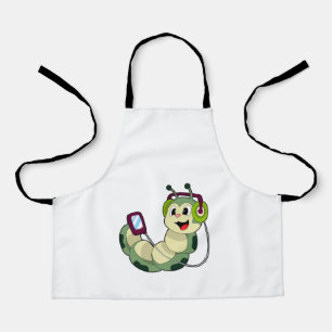 Caterpillar Headphone Music Apron