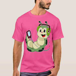 Caterpillar Headphone Music T-Shirt