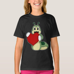 Caterpillar Heart T-Shirt