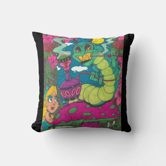 Caterpillar Hookah Cushion (Front)