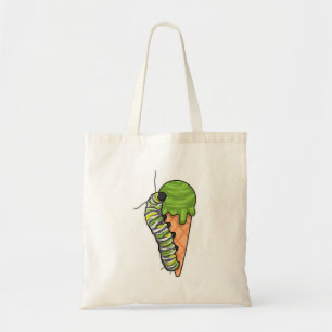 Caterpillar Ice cream Tote Bag
