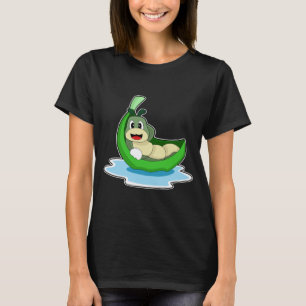 Caterpillar Leaf Boat T-Shirt