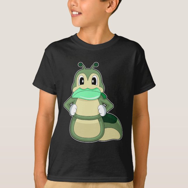Caterpillar Leaf T-Shirt (Front)