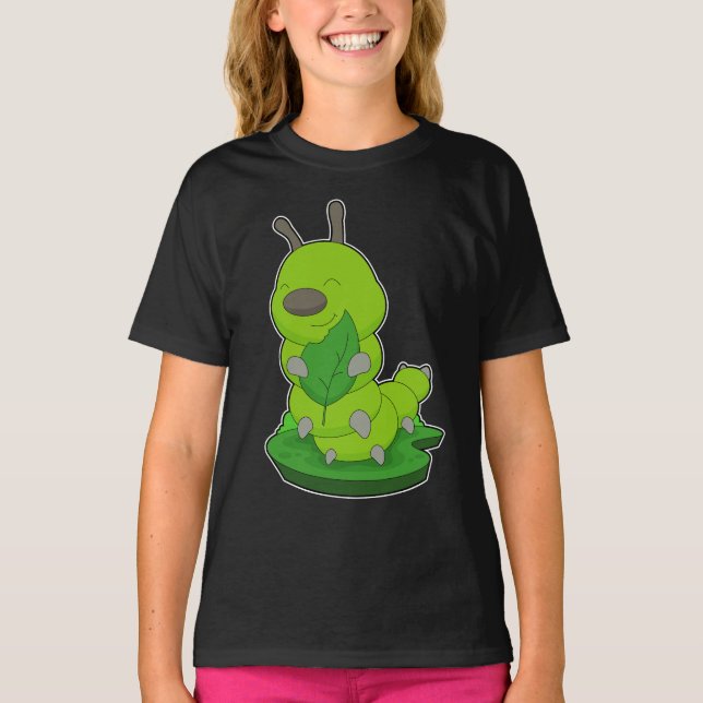 Caterpillar Leaf T-Shirt (Front)