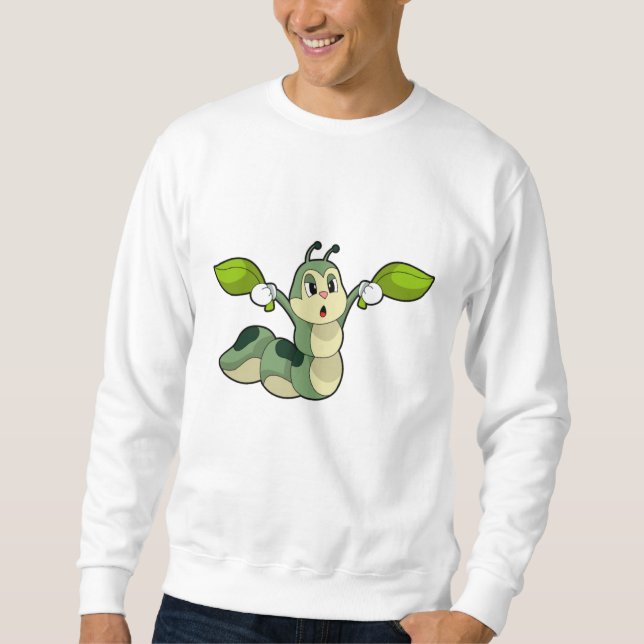 Caterpillar Leaves Sweatshirt (Front)