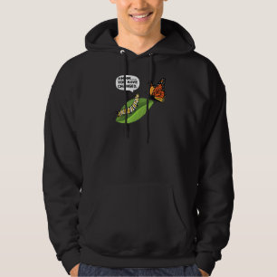 Caterpillar Lifecycle Metamorphosis Monarch Butter Hoodie