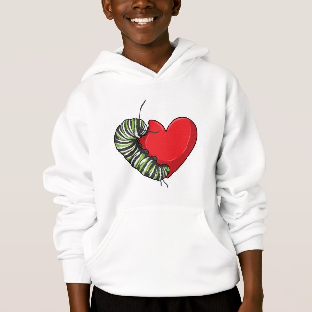 Caterpillar Love Heart (Front)