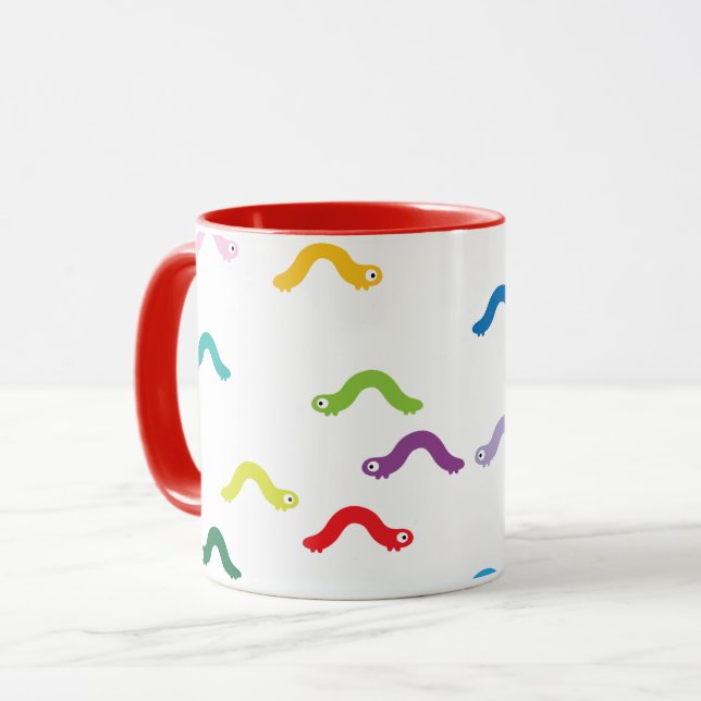 Caterpillar Mug (Front Left)