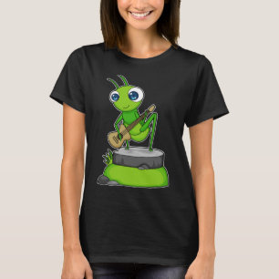 Caterpillar Musician Guitar Music T-Shirt