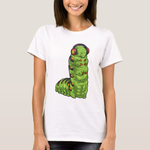 Caterpillar Musician Headphone Music T-Shirt