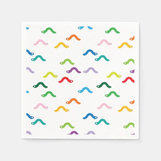 Caterpillar Napkin (Front)