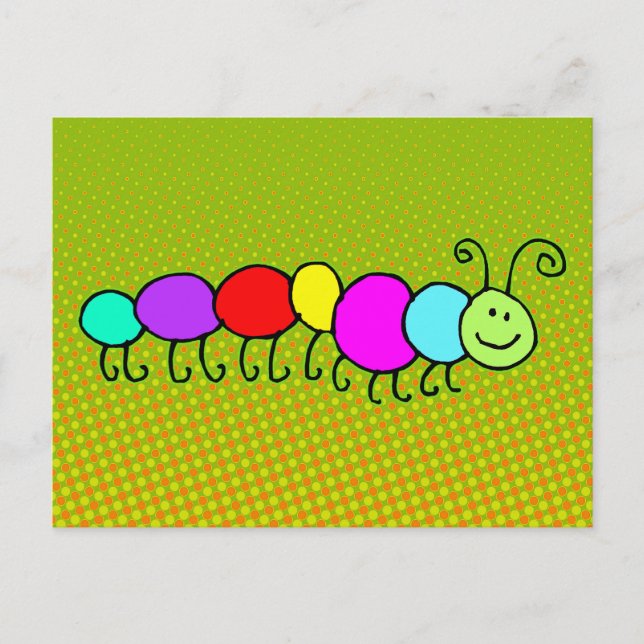 Caterpillar Netty + your ideas Postcard (Front)