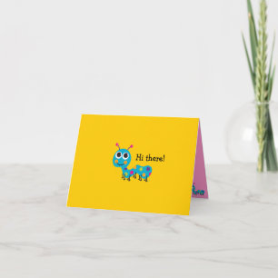 Caterpillar Notecard