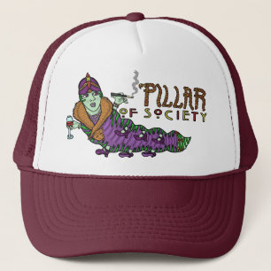 Caterpillar of Society Funny Animal Pun Trucker Hat