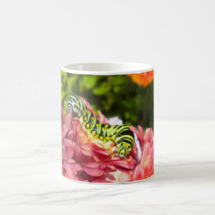 Caterpillar on Mums Mug