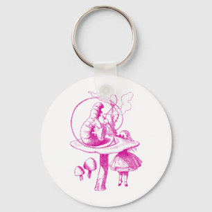 Caterpillar Pink Key Ring