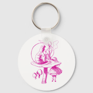 Caterpillar Pink Key Ring