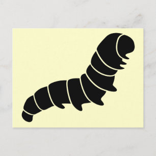 Caterpillar Print Postcard