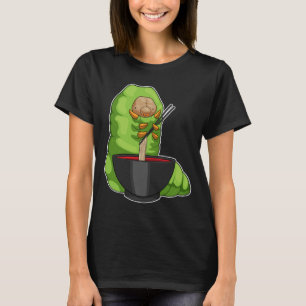 Caterpillar Ramen Bowl T-Shirt