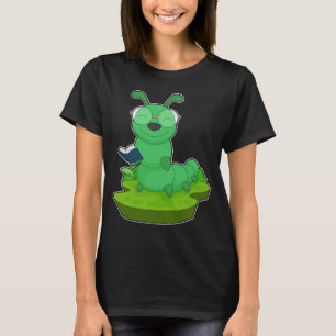 Caterpillar Reading Book T-Shirt