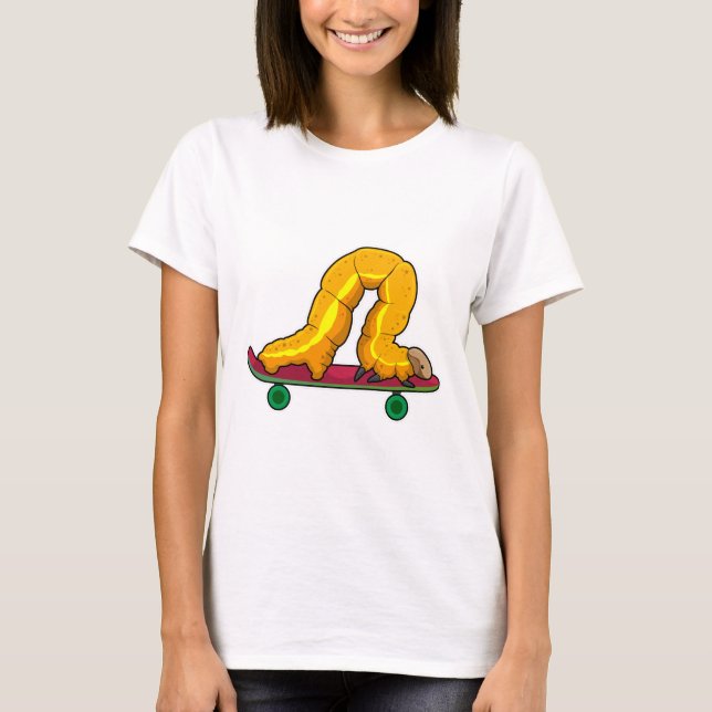 Caterpillar Skater Skateboard T-Shirt (Front)