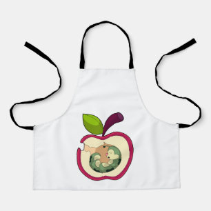 Caterpillar Sleeping Apple Apron