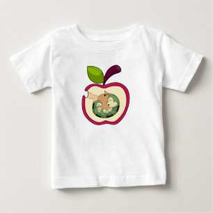 Caterpillar Sleeping Apple Baby T-Shirt