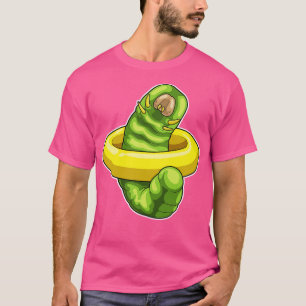 Caterpillar Swimming Lifebuoy T-Shirt