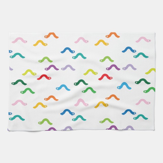 Caterpillar Tea Towel (Horizontal)